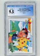 Trading Card Game Ash and Pikachu 1998 Pocket Monsters () Bandai Carddass #141 CGC 9.5 – Official TCG Product