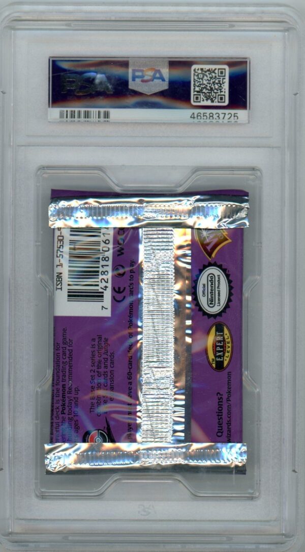 Trading Card Game 2000 WOTC Base Set 2 Foil Pack Pidgeot PSA 10 – Official TCG Product - Image 2