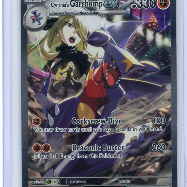 Trading Card Game Cynthia's Garchomp ex Destined Rivals Special Illustration Rare #232/182 – Official TCG Product