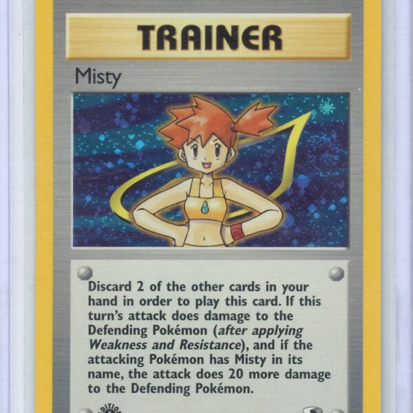 Trading Card Game Misty Gym Heroes 1st Edition Holo #18/132 – Official TCG Product