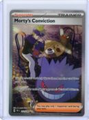Trading Card Game Morty's Conviction Temporal Forces Special Illustration Rare #211/162 – Official TCG Product