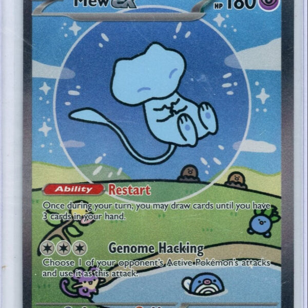 Trading Card Game Mew ex Paldean Fates Special Illustration Rare #232/091 (Bubble Mew) – Official TCG Product