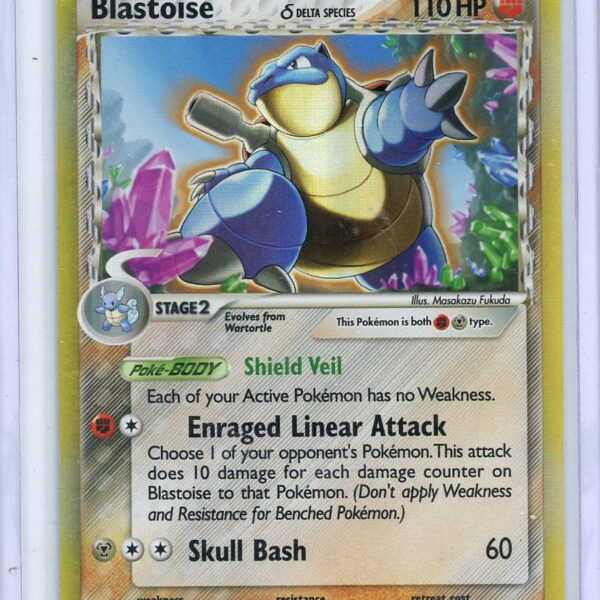 Trading Card Game Blastoise 2006 Crystal Guardians rare holo #2/100 LP – Official TCG Product