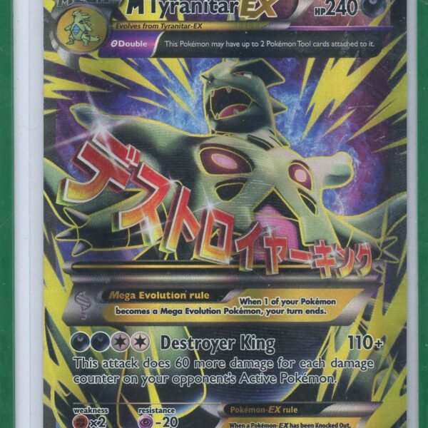 Trading Card Game Mega Tyranitar EX Ancient Origins Full-Art #92/98 – Official TCG Product