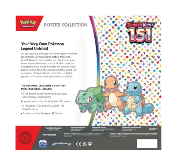 Trading Card Game TCG Scarlet and Violet - 151 Poster Collection Box – Official TCG Product - Image 2