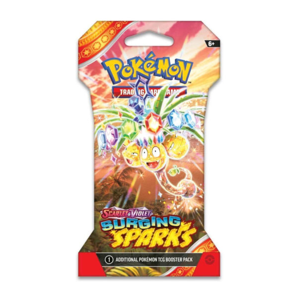 Trading Card Game TCG Surging Sparks Sleeved - Booster Packs SET OF 4 – Authentic Japanese Cards - Image 3