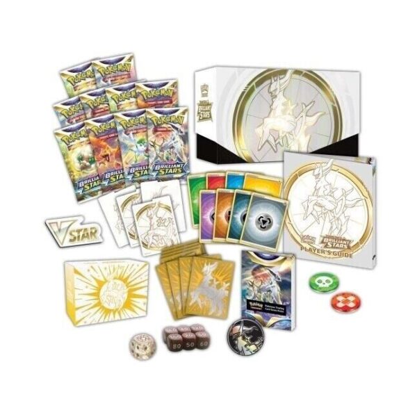 Trading Card Game TCG Sword and Shield Brilliant Stars Center Elite Trainer Box – Complete Trainer Kit with Accessories - Image 4