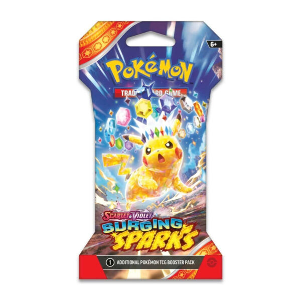 Trading Card Game TCG Surging Sparks Sleeved - Booster Packs SET OF 4 – Authentic Japanese Cards - Image 2